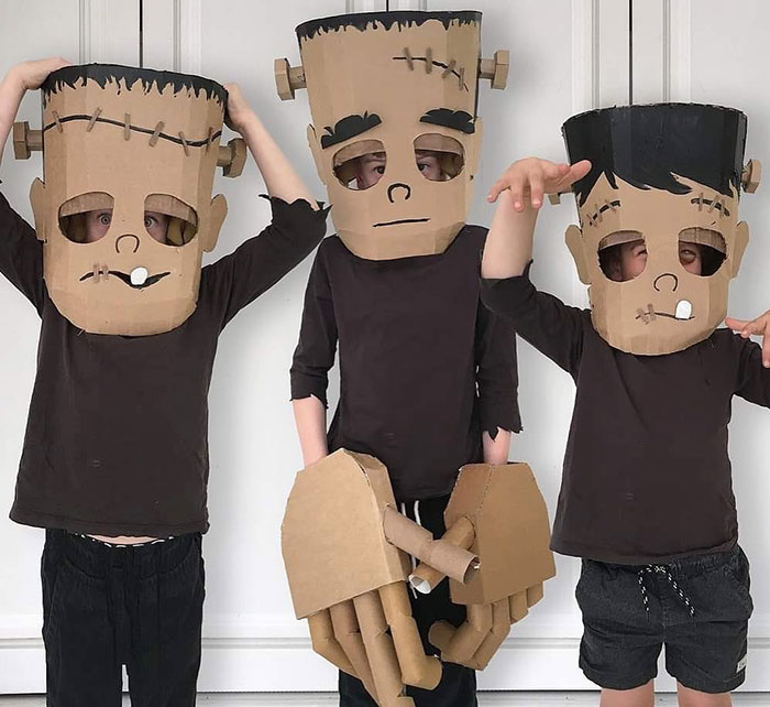 I Make Costumes Out Of Cardboard Boxes For My Kids And Here Are 20 Of The Best Ones