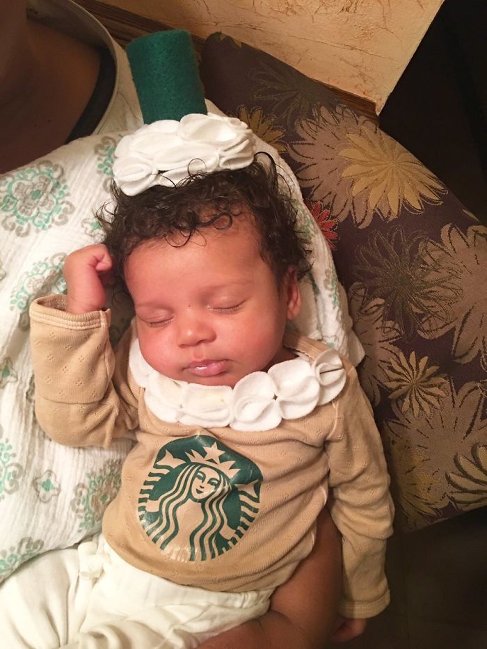 My Little Sister Is A Starbucks Latte For Halloween