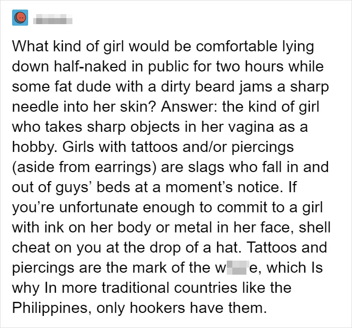 Tattooed And Pierced Girls Are Prostitutes