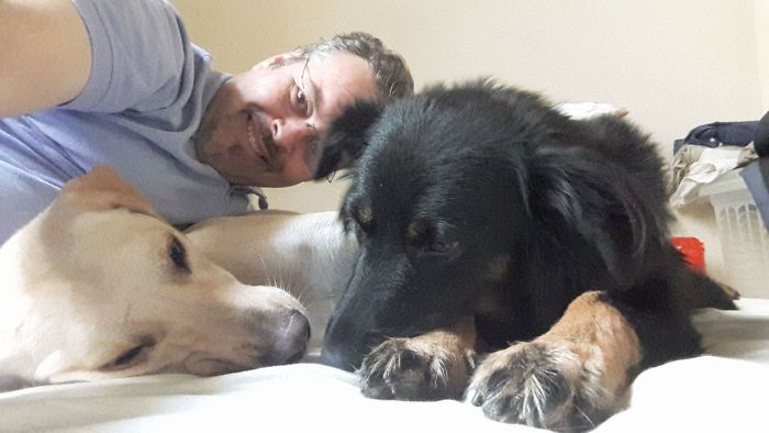 Brazilian priest welcomes stray dogs inside church to be adopted 5daff6fa73060  700 - O que fez o cachorro ao ver a porta da igreja aberta?