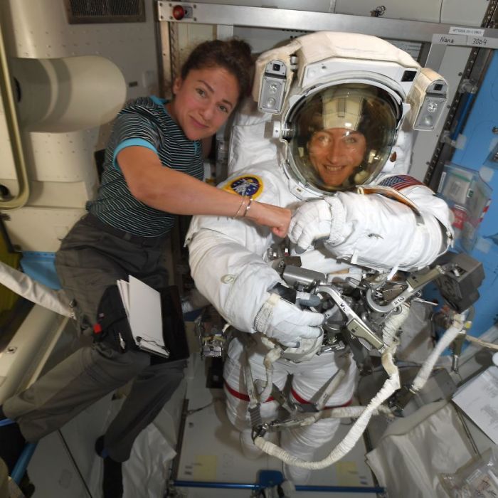 These Two Women Astronauts Made History By Doing The First-Ever All-Female Space Walk