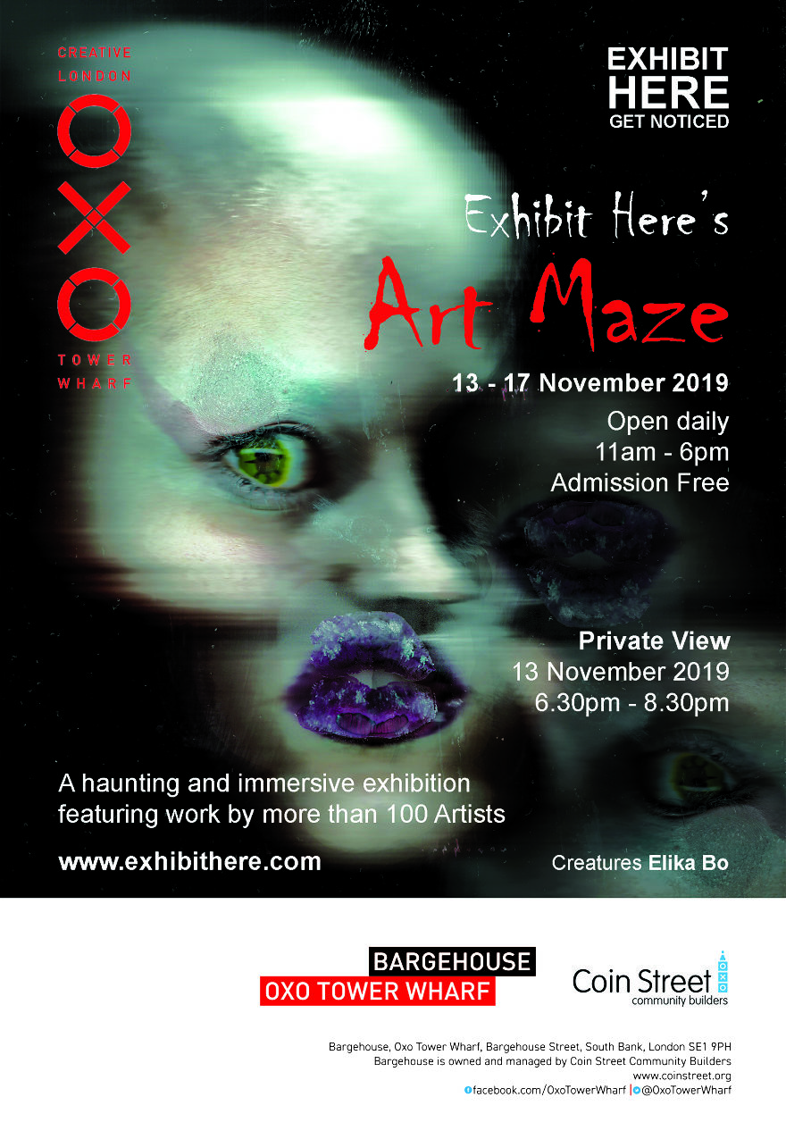 Come See Me At The Art Maze, Oxo Tower In November