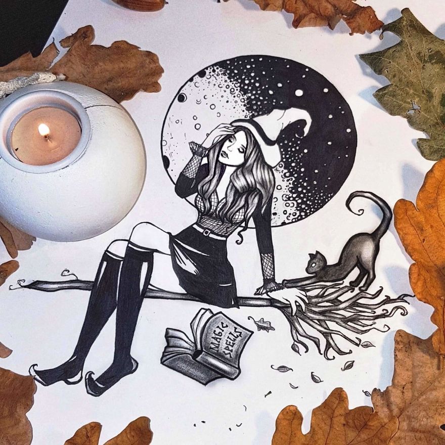Trick Or Treat? Witchy October Art For All The Halloween Lovers