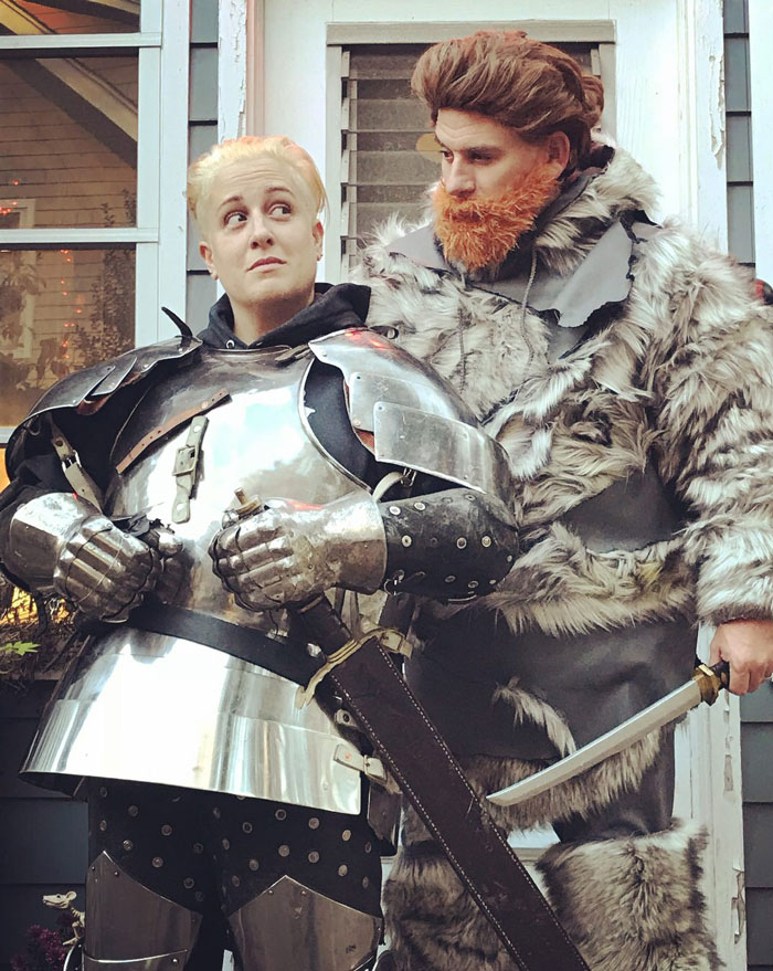 Me And My Husband As Brienne & Tormund