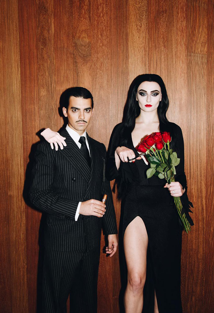Happy Halloween From Morticia And Gomez Addams