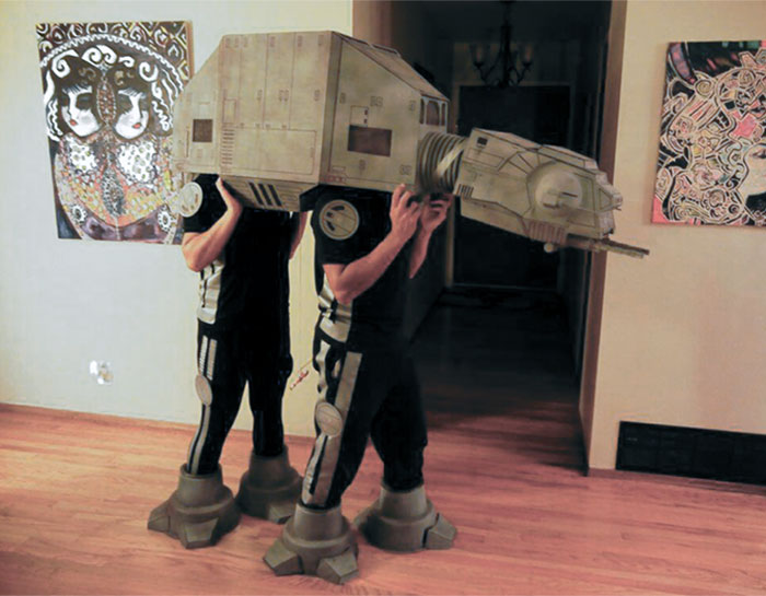 My Wife And I Are Going To A Star Wars-Themed Party, So I Made This Costume For Us. She Said She Loved It, I Said, I Know
