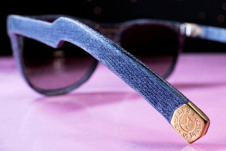 I Infuse Waste Denim With Resin And Press The Wet Layers Together Until They Dry. I Then Handcraft This Material (Like Micarta) Into Sunglasses With Brass Details. It Takes 2 Weeks To Make A Small Batch. I’ve Made Hundreds Of Prototypes Over 8 Years To Learn How To Do It. I Infuse Waste Denim With Resin And Press The Wet Layers Together Until They Dry. I Then Handcraft This Material (Like Micarta) Into Sunglasses With Brass Details. It Takes 2 Weeks To Make A Small Batch. I’ve Made Hundreds Of Prototypes Over 8 Years To Learn How To Do It.