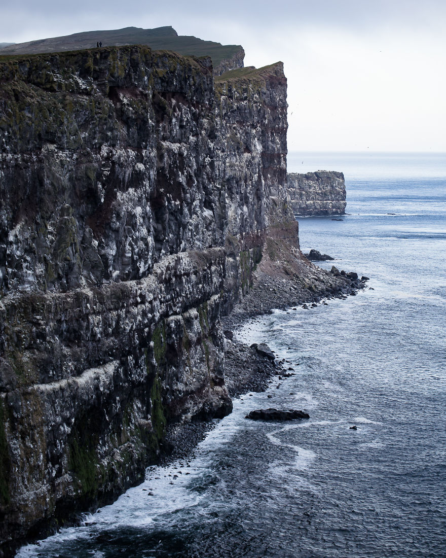 Latrabjarg Is The Westernmost Point In Iceland, And Home To Huge Colony Of Puffins
