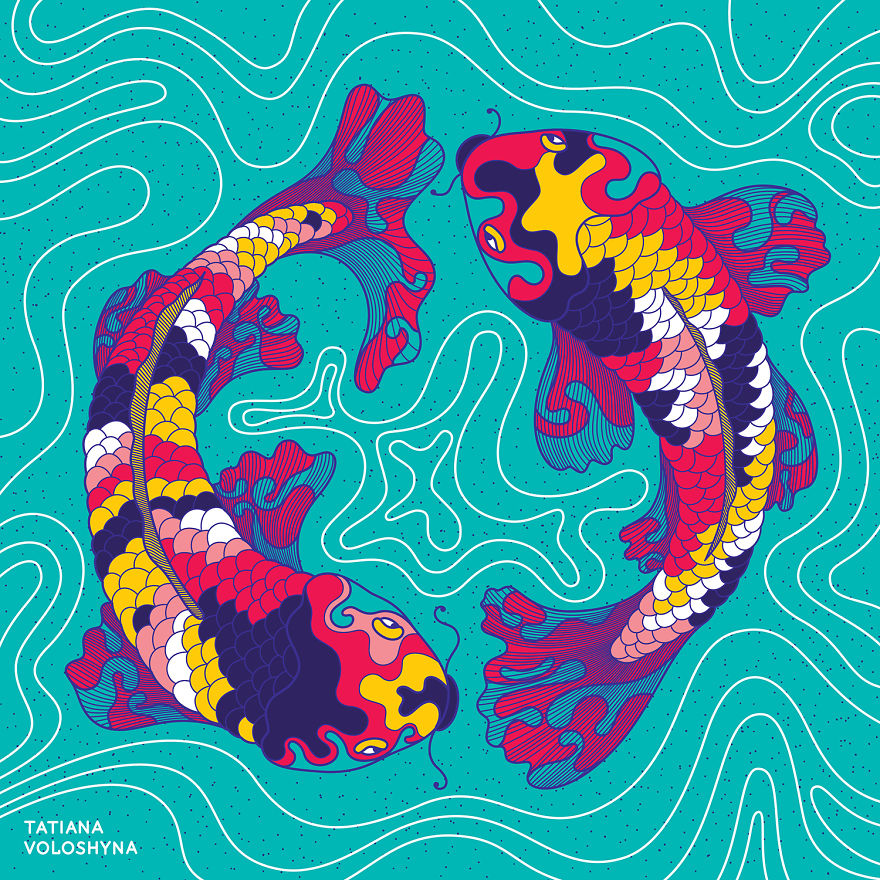 Illustrations From Adept Lines & Botanical Addict