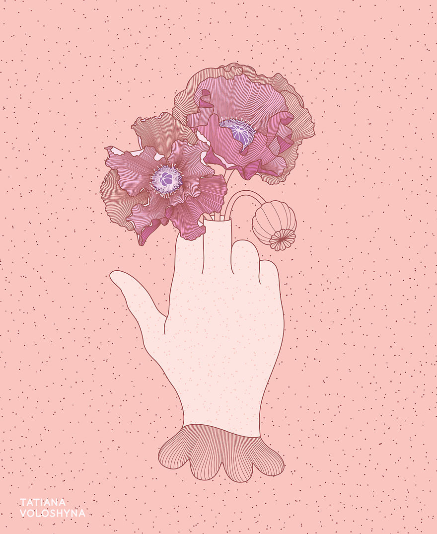 Illustrations From Adept Lines & Botanical Addict