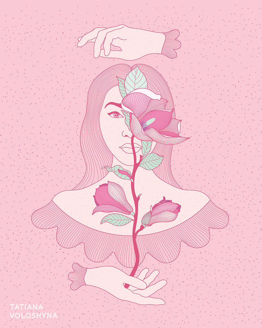 Illustrations From Adept Lines & Botanical Addict