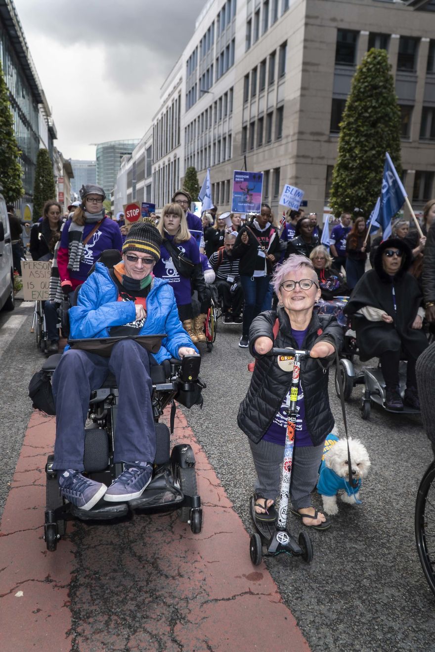 “Institution, No Solution” Was The Slogan Of Over 300 Disabled Activists Who Came To Brussels From All Over The World