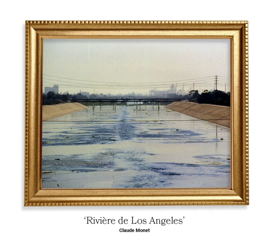 Los Angeles, USA In The Style Of Monet