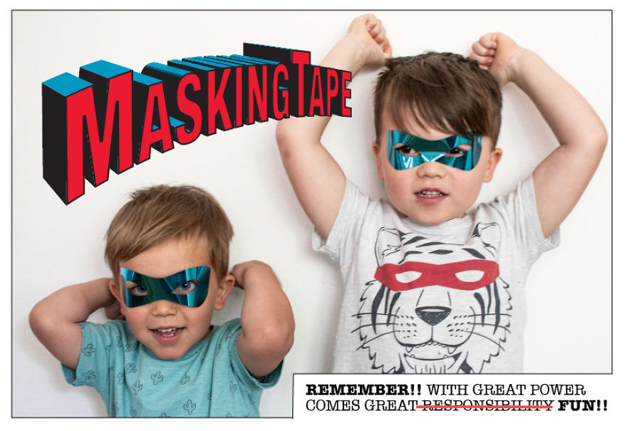Literal 'Masking Tape' For Instant Superheroes