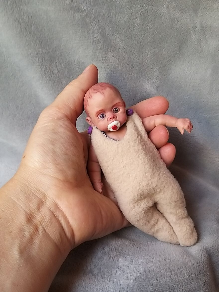 Mini Silicone Babies -Minireborn, Cute And Realistic Baby Dolls By Dollartist Kovalevadoll