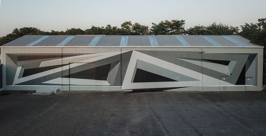 Together With Shozy We Created The Biggest 3D Mural In Belgium For Xpand Event And Meeting Center