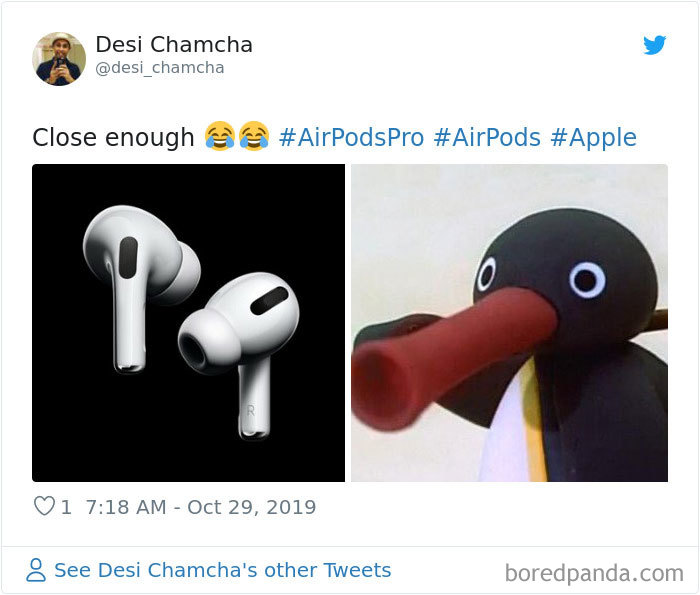 Landbrug Specialitet flåde People Find The New AirPods Pro Hilarious And Here Are 22 Of The Best Memes  | Bored Panda