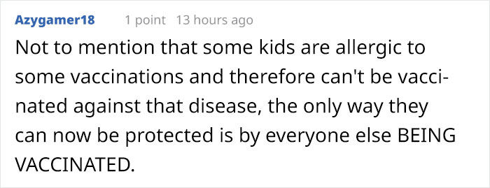Anti-Vaxxer's Meme Gets Shut Down By A Clever Comment