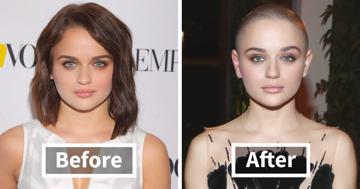 30 Celebs Before And After They Shaved Their Heads | Bored Panda