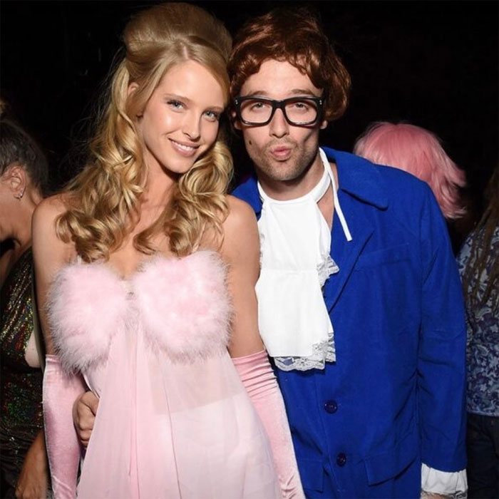 Abby Champion And Patrick Schwarzenegger As A Fembot And Austin Powers