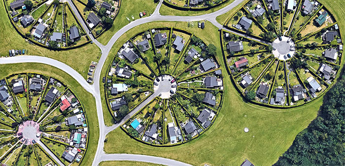 This Community In Denmark Lives In Surreal Circle Gardens