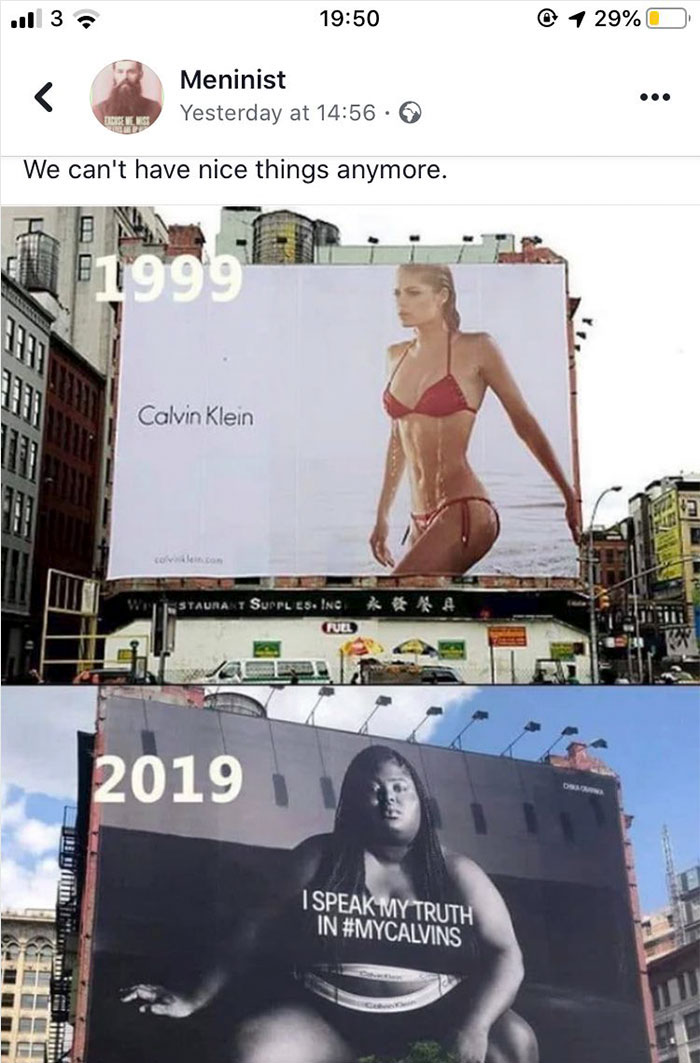 Woman Shames Calvin Klein's Plus-Size Rapper Billboard, She Responds And Starts A Heated Discussion
