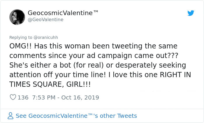 Woman Shames Calvin Klein's Plus-Size Rapper Billboard, She Responds And Starts A Heated Discussion