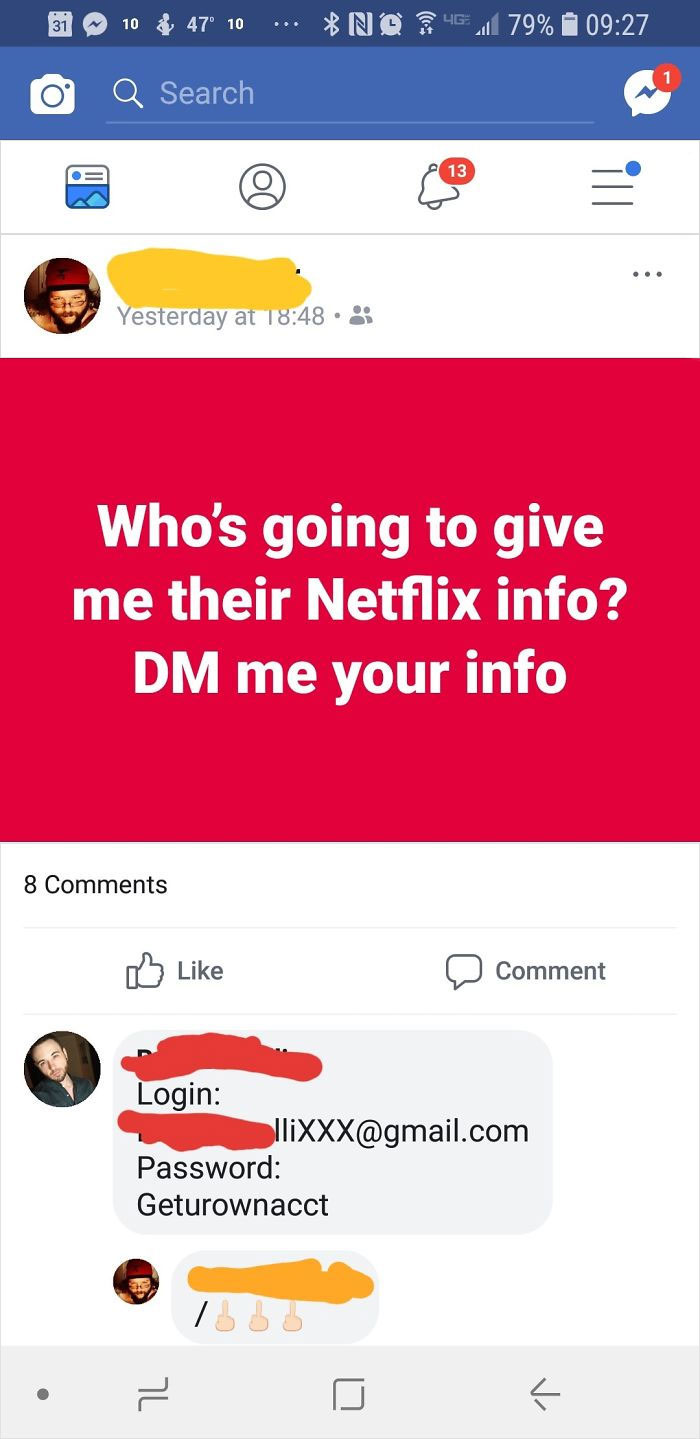 Dm Me Your Netflix