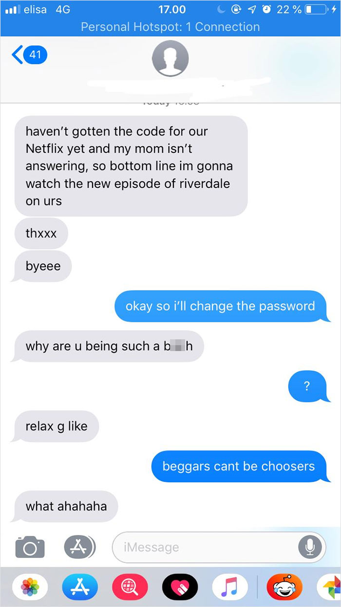 After A Year Of Separation, She Says She's Going To Use My Netflix