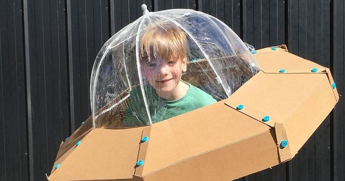 I Make Costumes Out Of Cardboard Boxes For My Kids And Here Are 20 Of The Best Ones