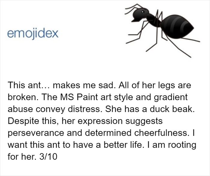 Entomologist Rates Ant Emojis Of Different Brands And Their Descriptions Are Hilarious