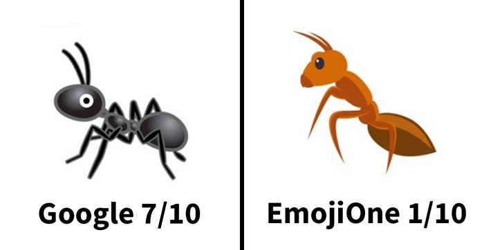 Entomologist Rates Ant Emojis Of Different Brands And Their Descriptions Are Hilarious