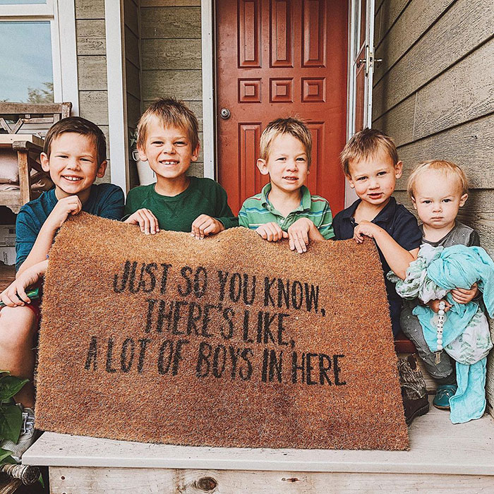 There's A Lot Of Boys In Our House