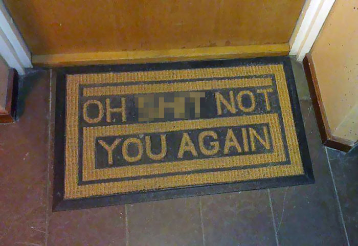 A Doormat For The Antisocial Home Owner