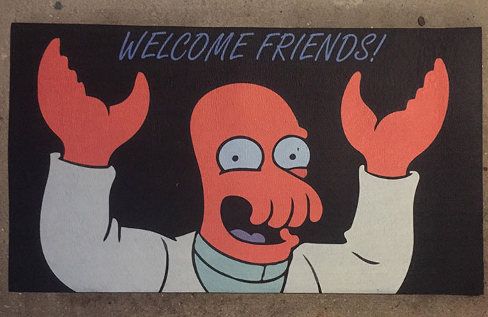 My Girlfriend Had This Doormat Custom Made For Me. Looks Like I Found Me A Keeper