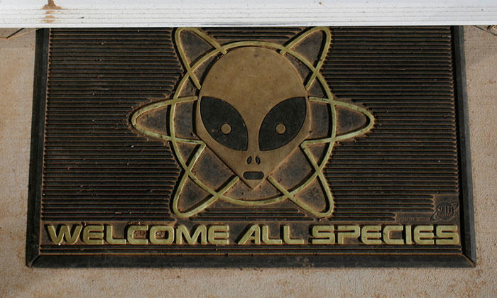 A Doormat At The Hat Creek Observatory In Hat Creek