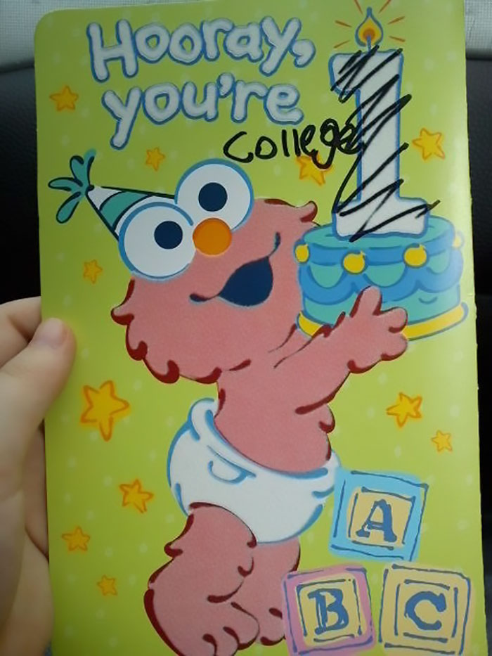 Perfect Card For Your College-Bound Sibling