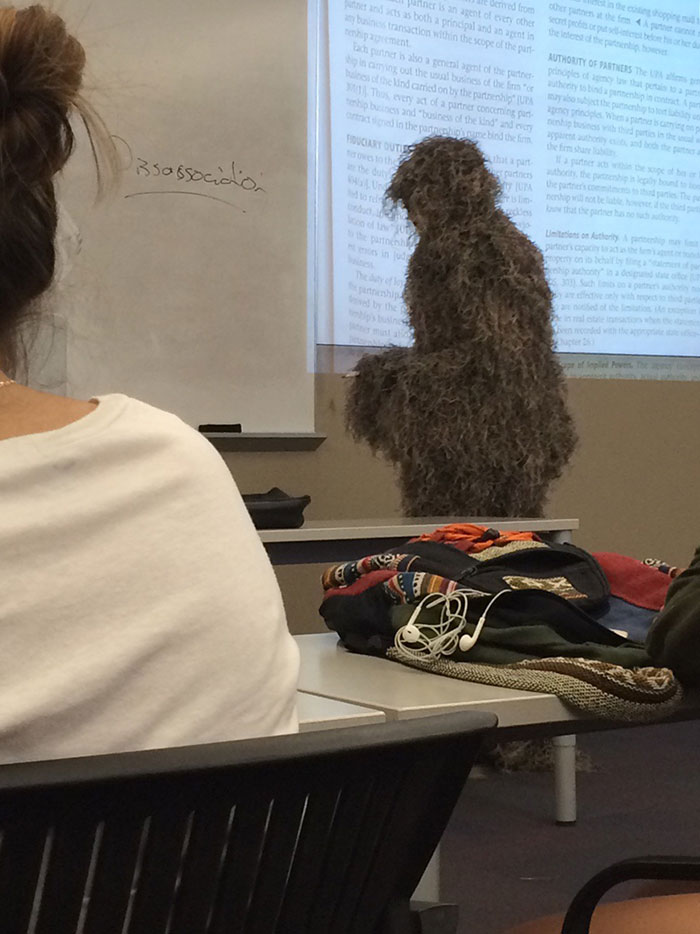 My Professor Wore This Today With No Explanation