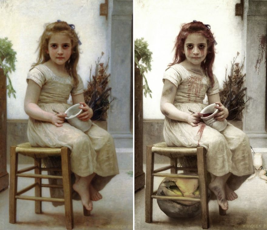Famous Paintings Transformed Into Halloween By Digital Artists