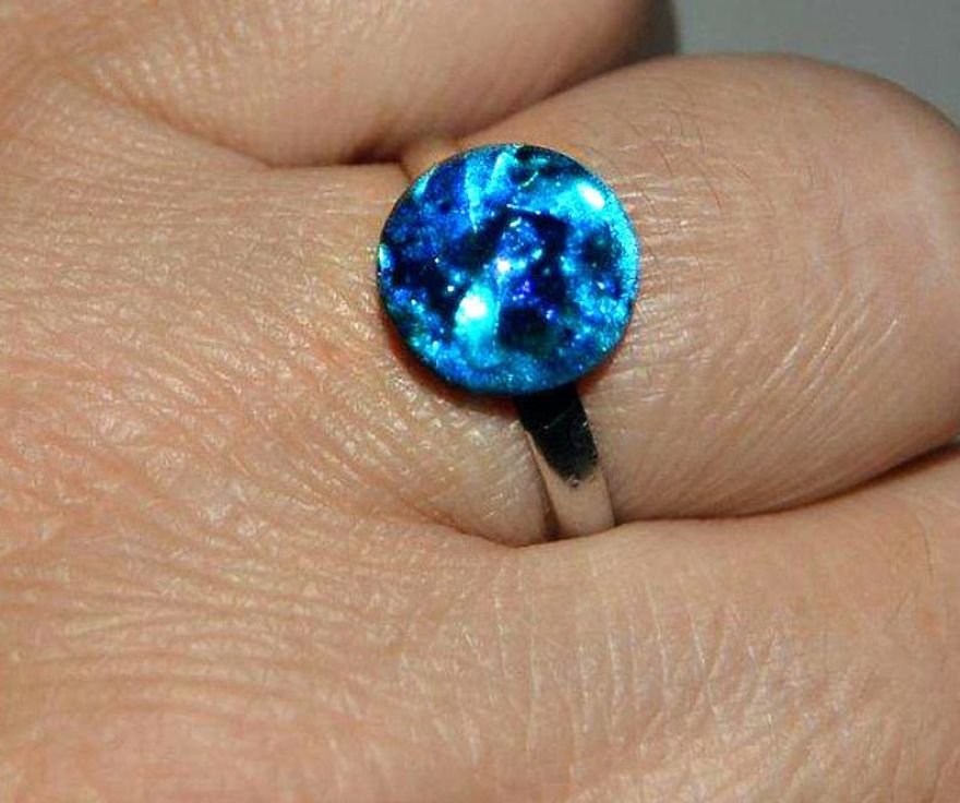 Dark Blue Galaxy Ring