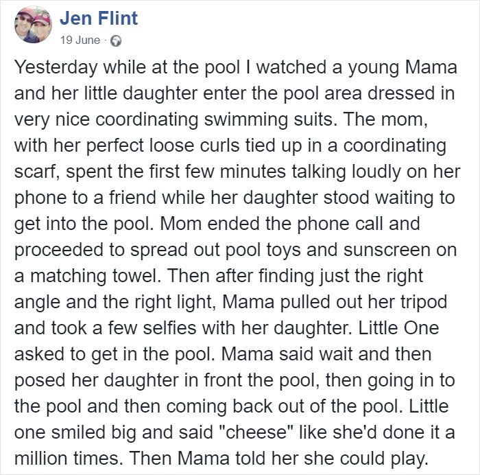 Woman Exposes 'Instagram Perfect' Mom After She Pays No Attention To Her Child At A Pool, Shows You Shouldn't Believe Social Media