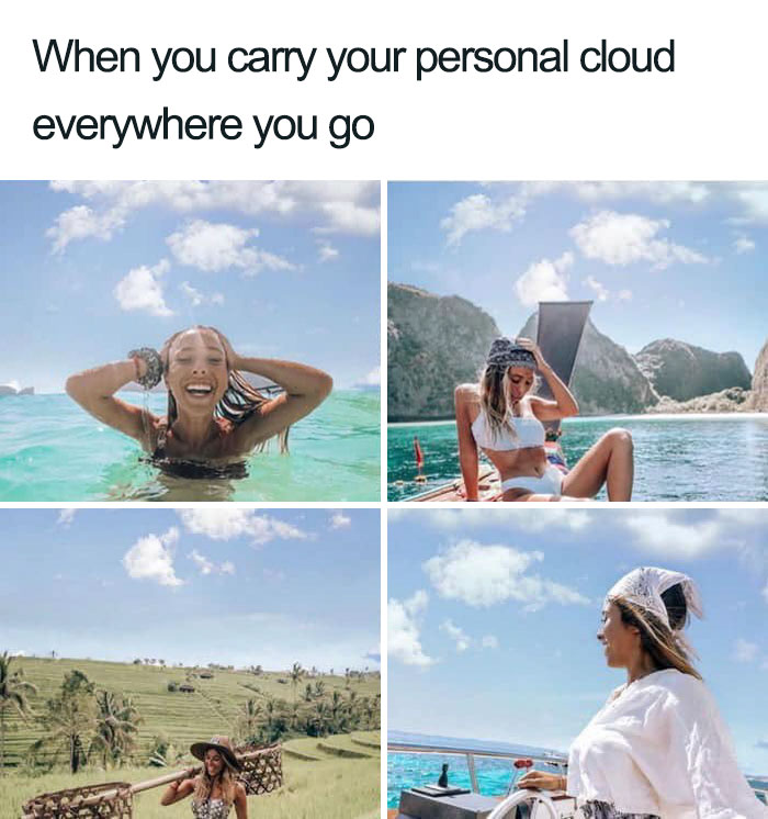 That Cloud Wont Leave Her Alone..