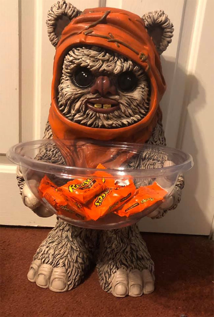 My Favorite Find Yet. A 2 Foot Tall Ewok Candy Bowl