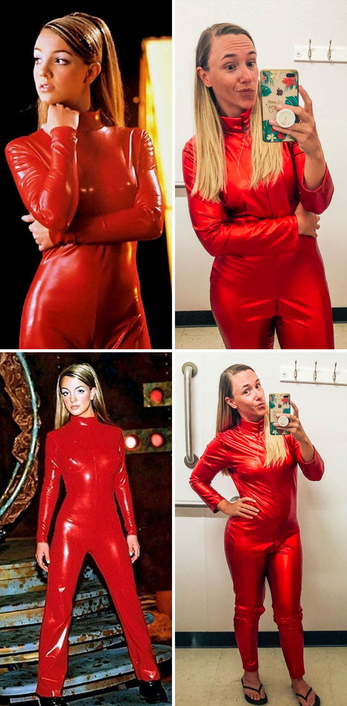 All My Childhood Dreams Are Coming True! Now I Can Sing Opps... I Did It Again While Wearing Britney’s Red Catsuit. It’s A Glorious Day!