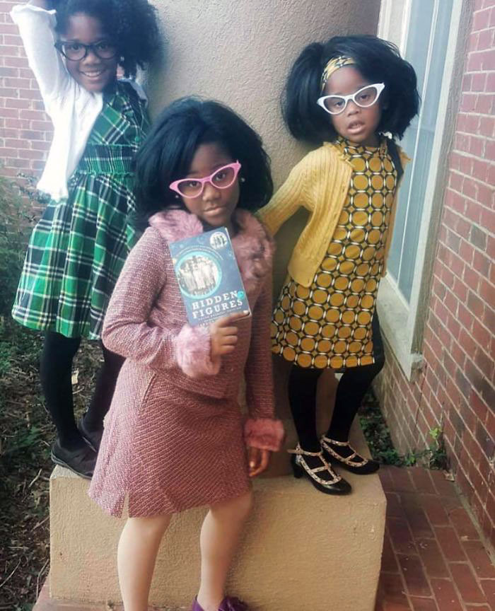 These Three Girls Dressed Up As The Women Portrayed In "Hidden Figures" Are Winners