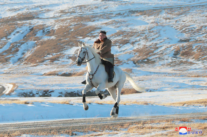 kim jong un 40 - Kim Jon-un e Vladmir Putin andaram juntos a cavalo?