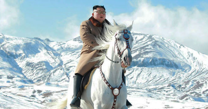 People Are Laughing At How Cute Kim Jong-Un’s Legs Look In His Latest Supposed-To-Be-Epic Photo Shoot