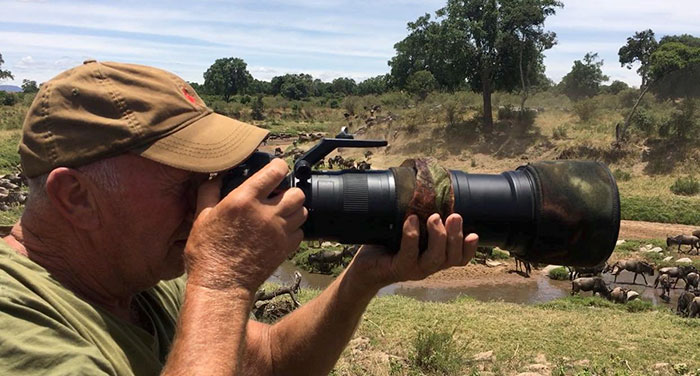 Lion Lets Out A Huge Roar Giving This Photographer A 'Shock Of His Life', Then Winks And Smiles At Him