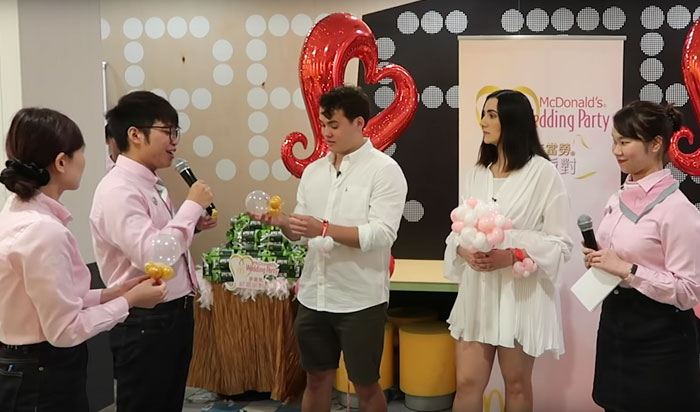 McDonald's In Hong Kong Offers Wedding Parties For Less Than $400 And This Couple Tried It Out