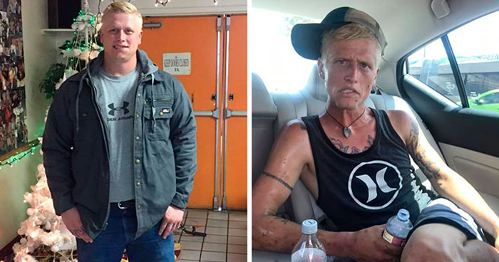 Mother Shares Photos Of Her Oldest Son, Showing What Heroin And Meth Addiction Can Do In 7 Months